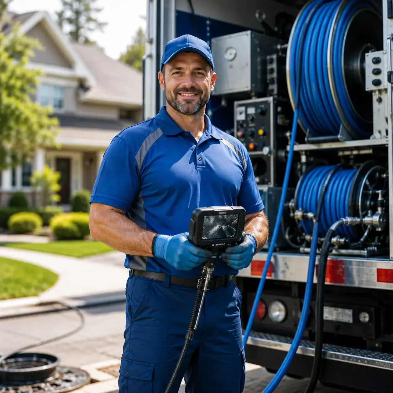 Local outdoor drain cleaning specialists in Hustle, VA